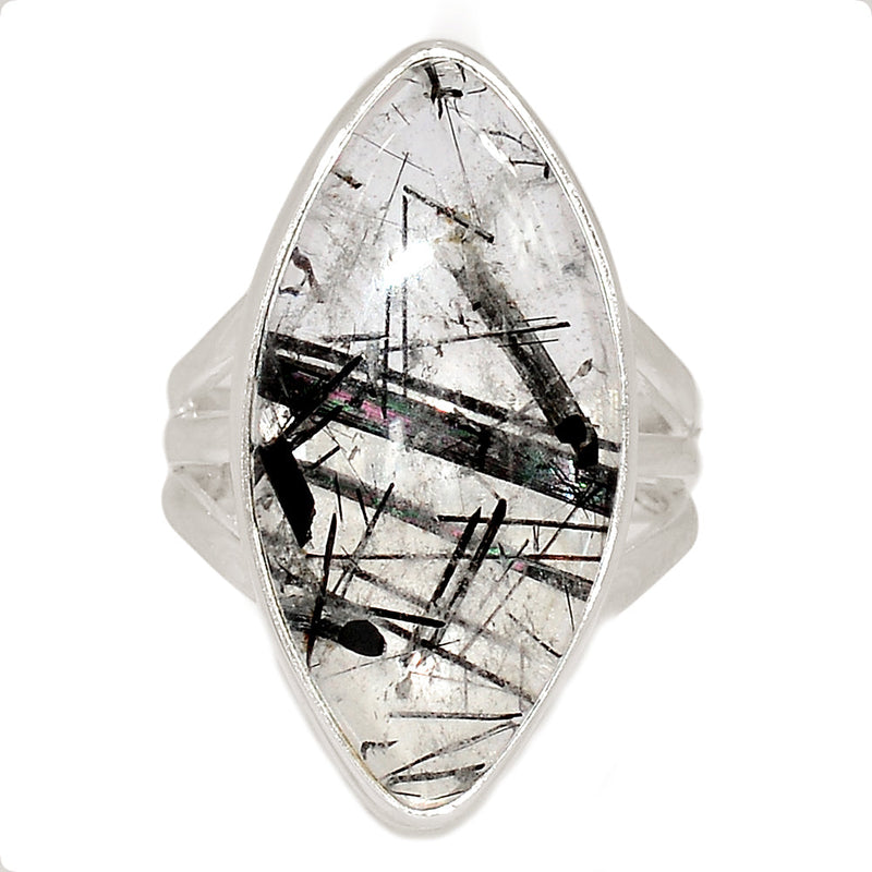 Black Rutilated Quartz Ring - BRUR2924