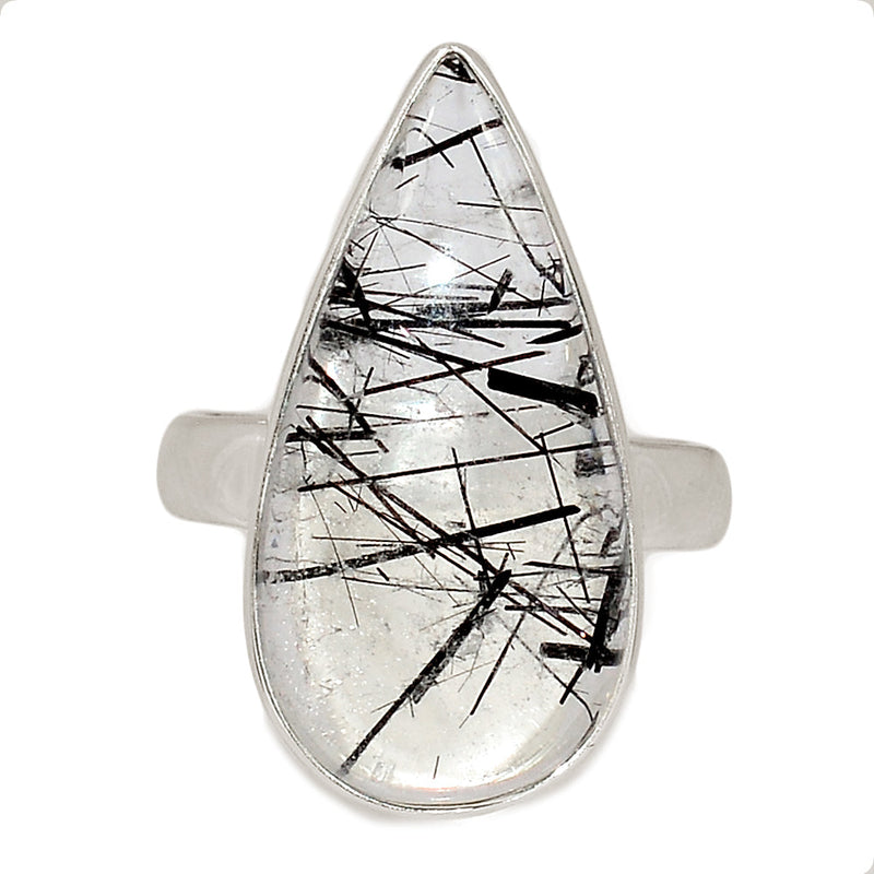 Black Rutilated Quartz Ring - BRUR2928