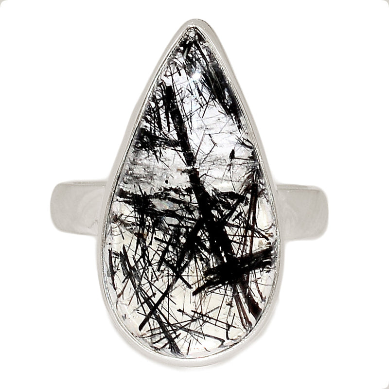 Black Rutilated Quartz Ring - BRUR2930