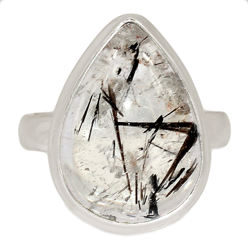 Black Rutilated Quartz Ring - BRUR2931