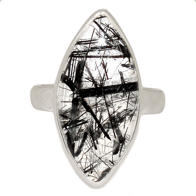 Black Rutilated Quartz Ring - BRUR2934