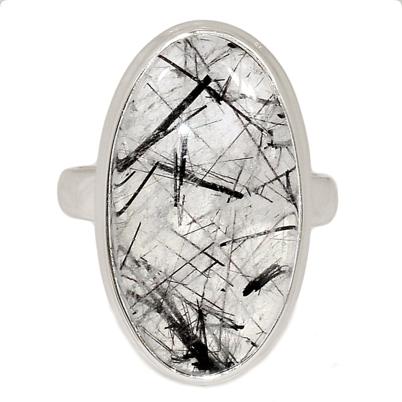 Black Rutilated Quartz Ring - BRUR2935