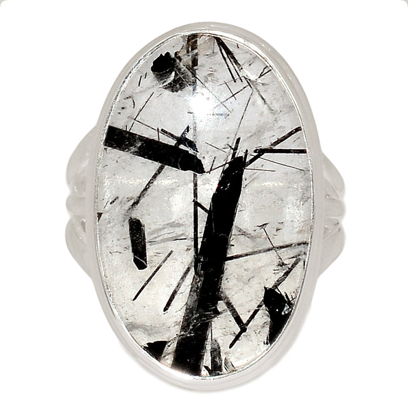 Black Rutilated Quartz Ring - BRUR2936