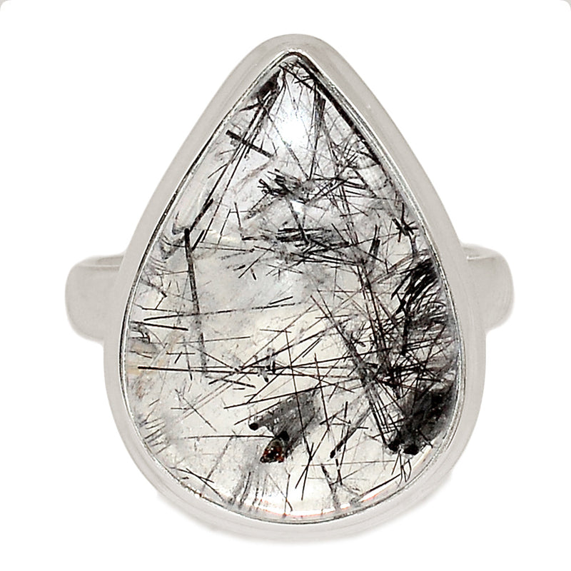 Black Rutilated Quartz Ring - BRUR2938