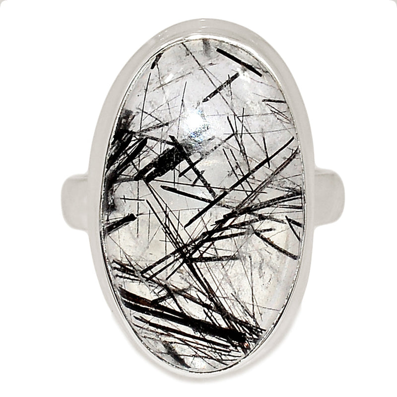 Black Rutilated Quartz Ring - BRUR2939