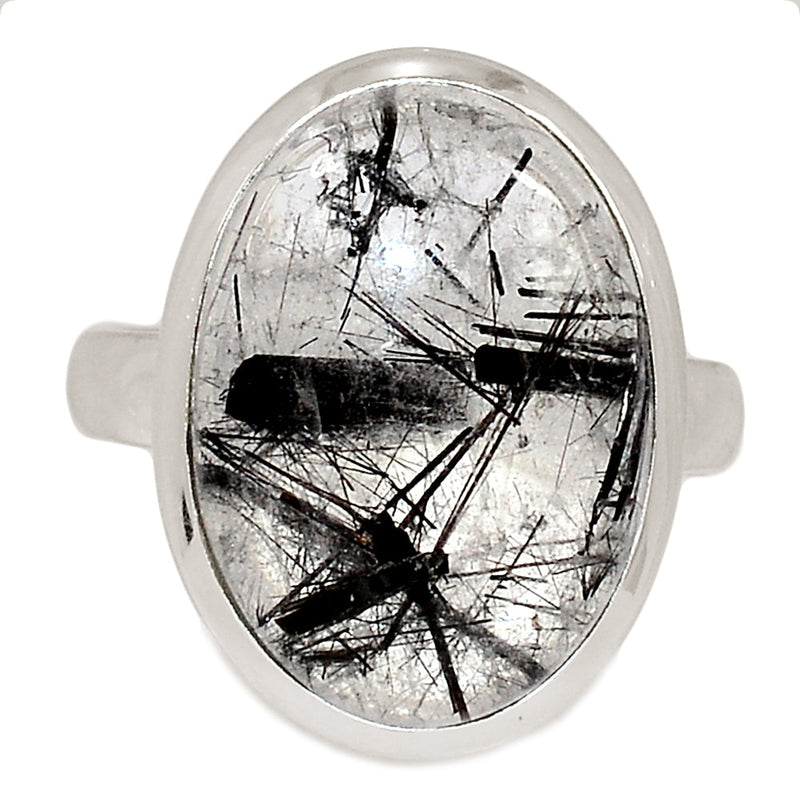 Black Rutilated Quartz Ring - BRUR2940