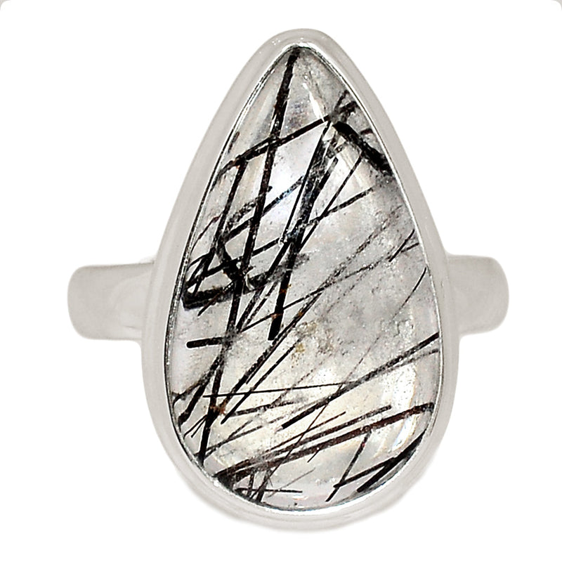 Black Rutilated Quartz Ring - BRUR2942