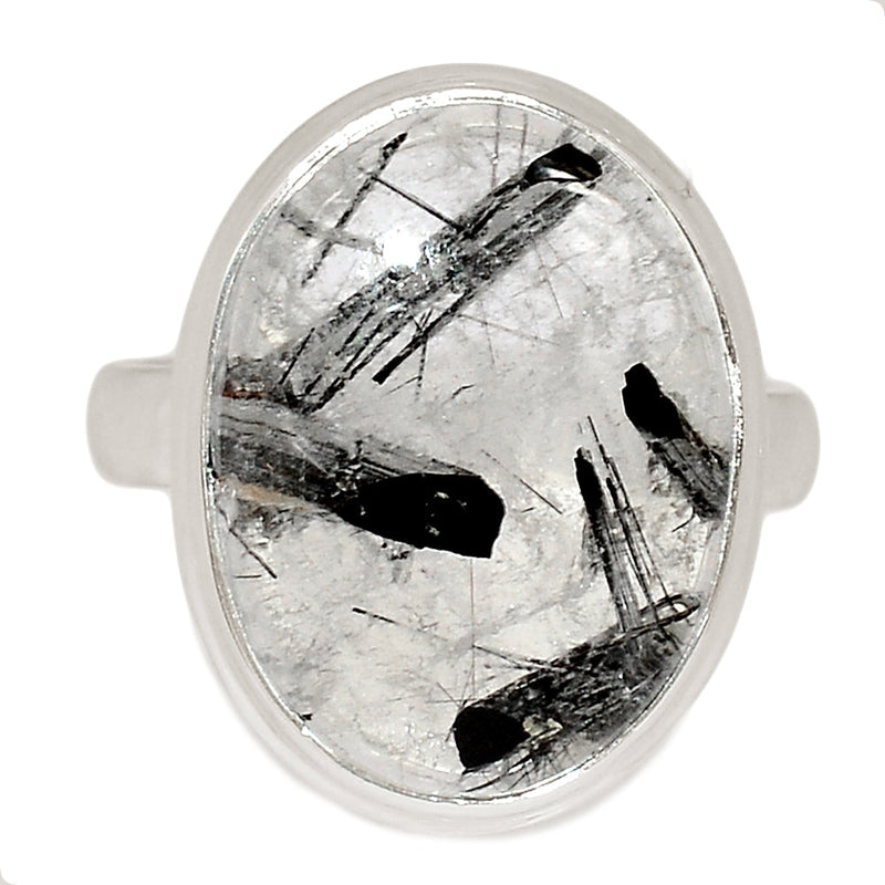 Black Rutilated Quartz Ring - BRUR2943