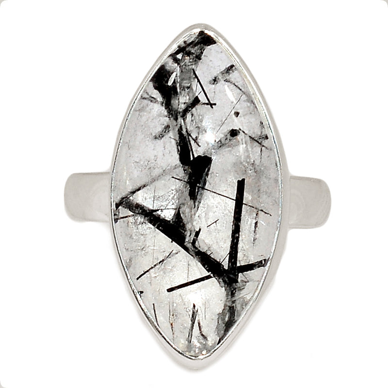 Black Rutilated Quartz Ring - BRUR2944