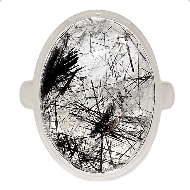 Black Rutilated Quartz Ring - BRUR2945