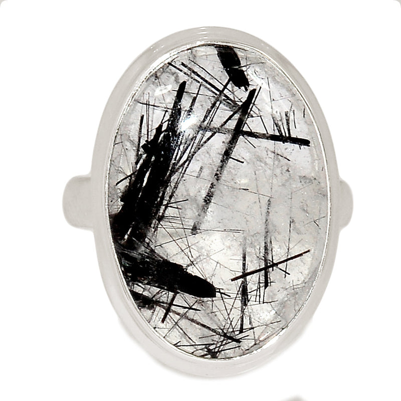 Black Rutilated Quartz Ring - BRUR2947