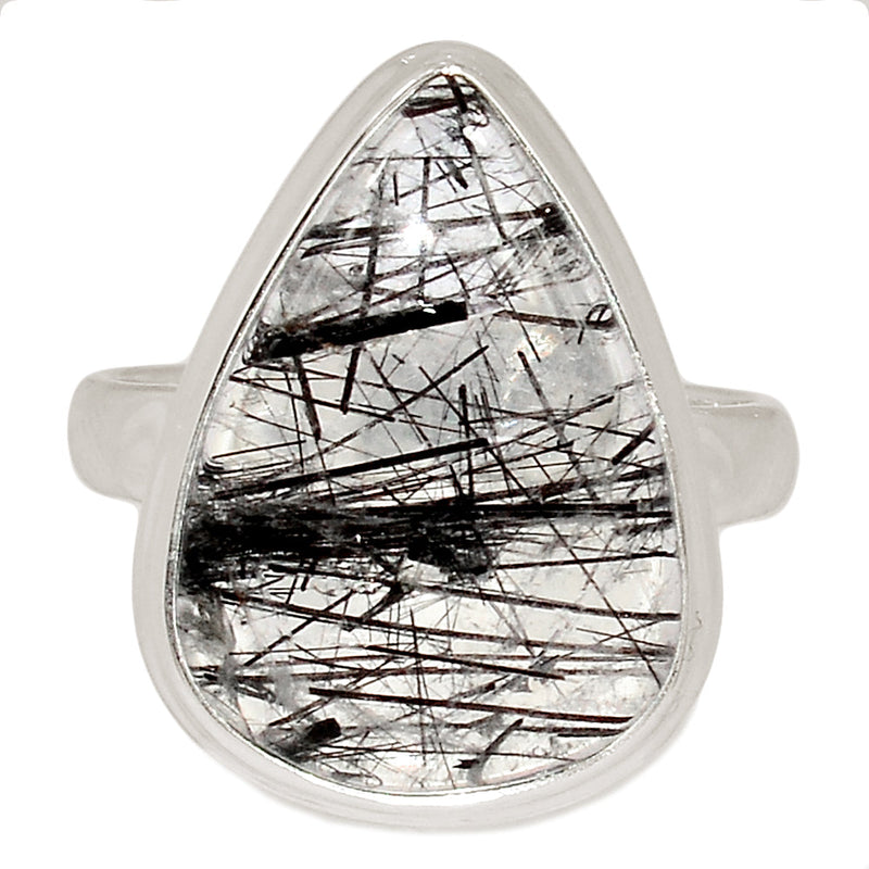 Black Rutilated Quartz Ring - BRUR2948