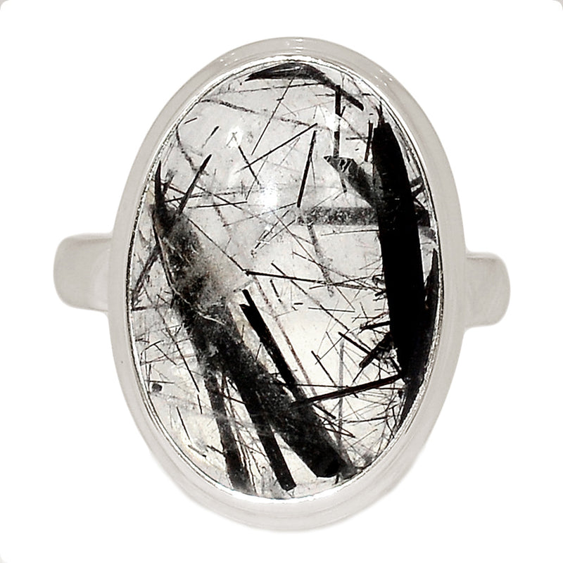 Black Rutilated Quartz Ring - BRUR2949