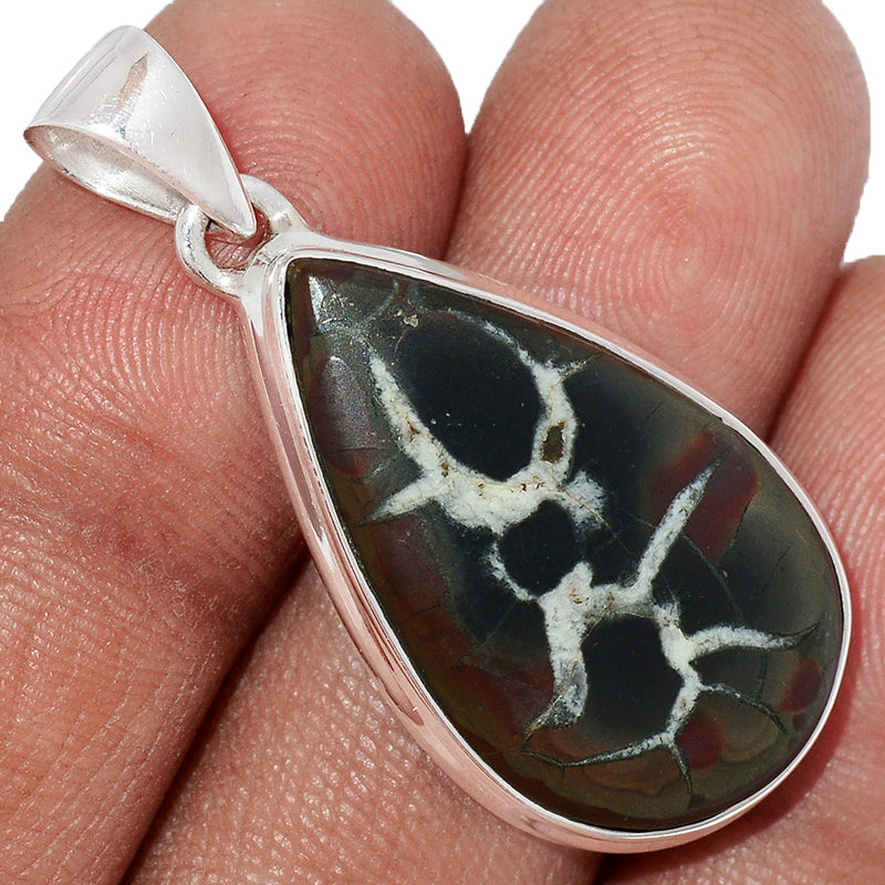 1.5" Black Septarian Pendants - BSRP218