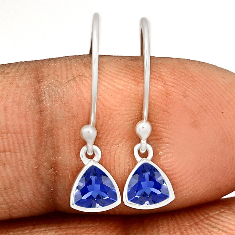 5*5 MM Trillion - Iolite Earrings - CB-E918I Catalogue