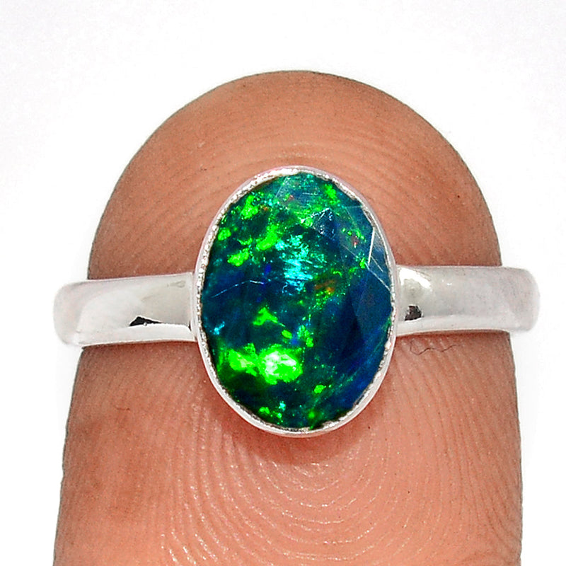 Chalama Black Opal Faceted Ring - CBFR290