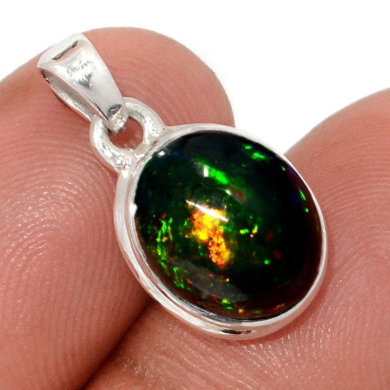 0.8" Chalama Black Opal Pendants - CBOP536