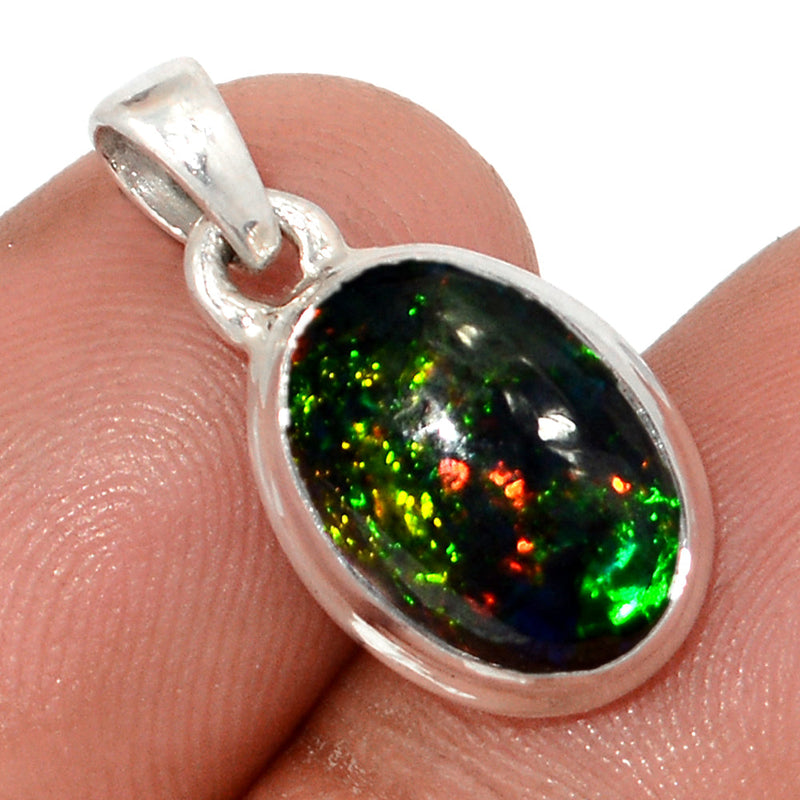 0.8" Chalama Black Opal Pendants - CBOP575