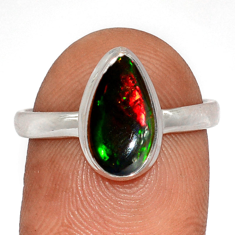 Chalama Black Opal Ring - CBOR303