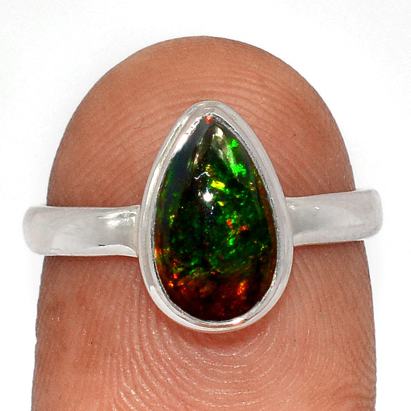 Chalama Black Opal Ring - CBOR306