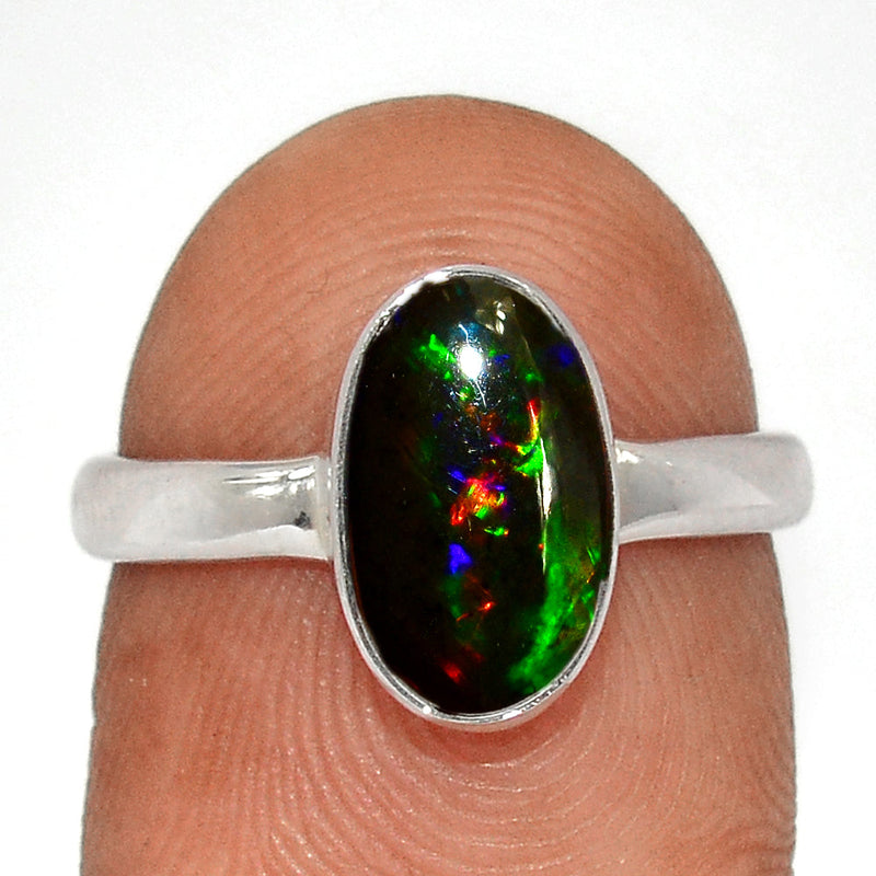 Chalama Black Opal Ring - CBOR308