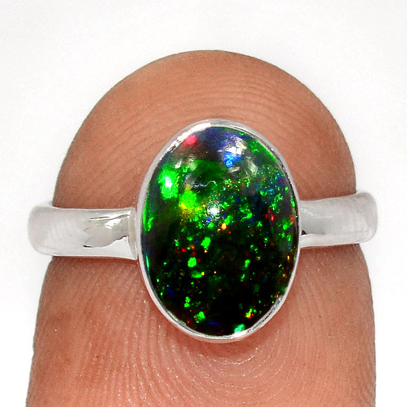 Chalama Black Opal Ring - CBOR316