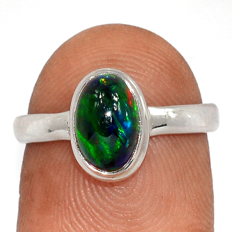 Chalama Black Opal Ring - CBOR317