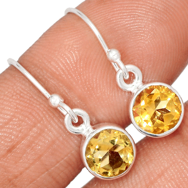 1" Citrine Earrings - CITE1823