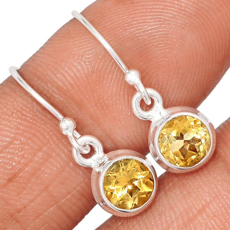 1" Citrine Earrings - CITE1833