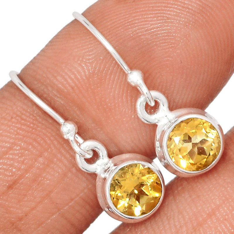 1" Citrine Earrings - CITE1834