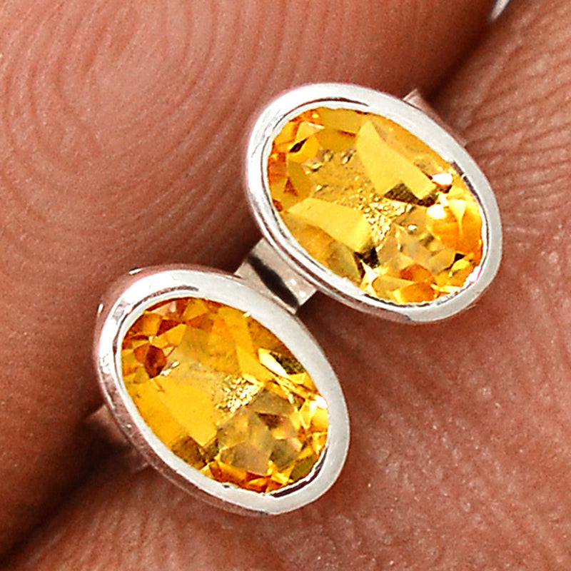 Citrine Studs - CITS907