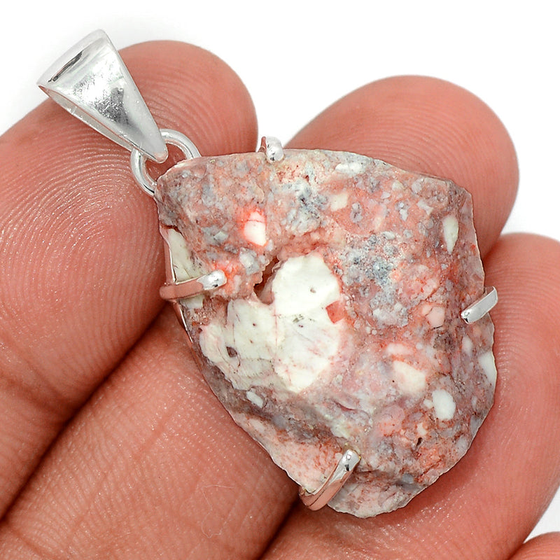 1.5" Cinnabar Rough Pendants - CNRP34