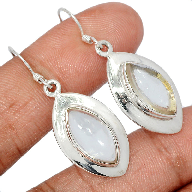 1.6" Diva - Crystal Cabochon Earrings - CRCE107