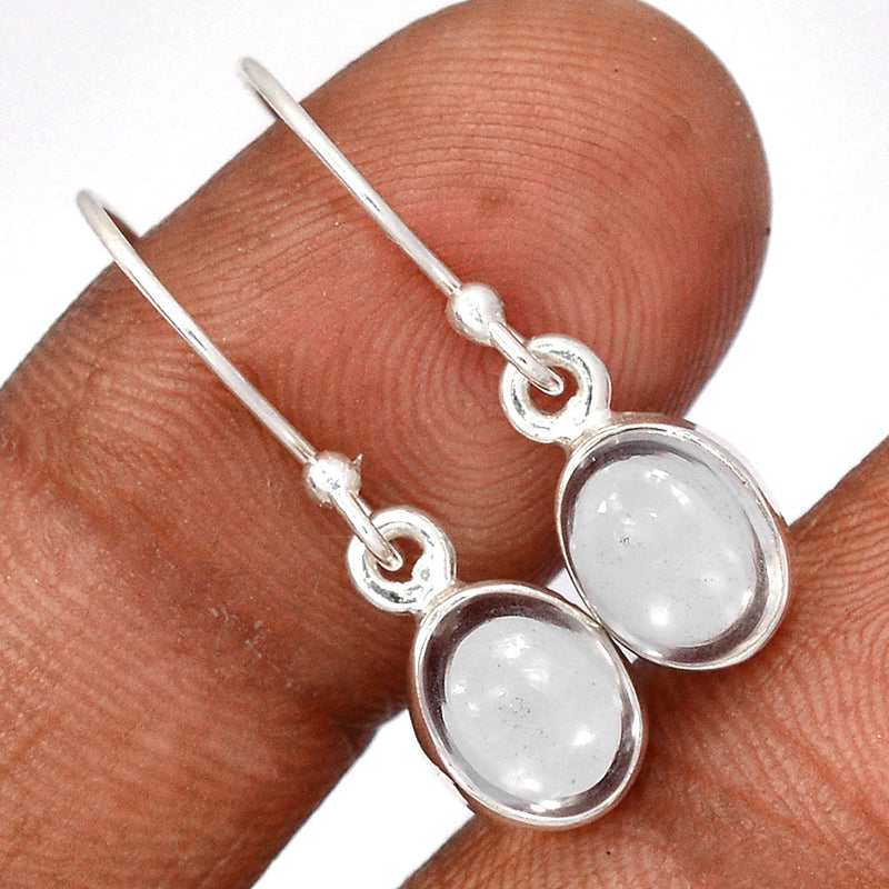 1.1" Crystal Cabochon Earrings - CRCE125