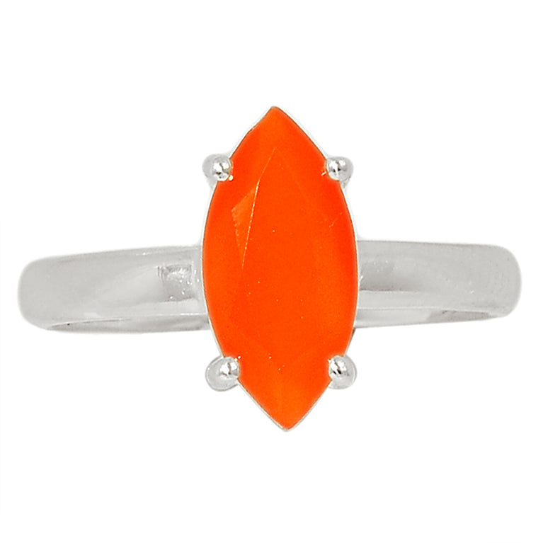 Claw - Carnelian Faceted Ring - CRFR356