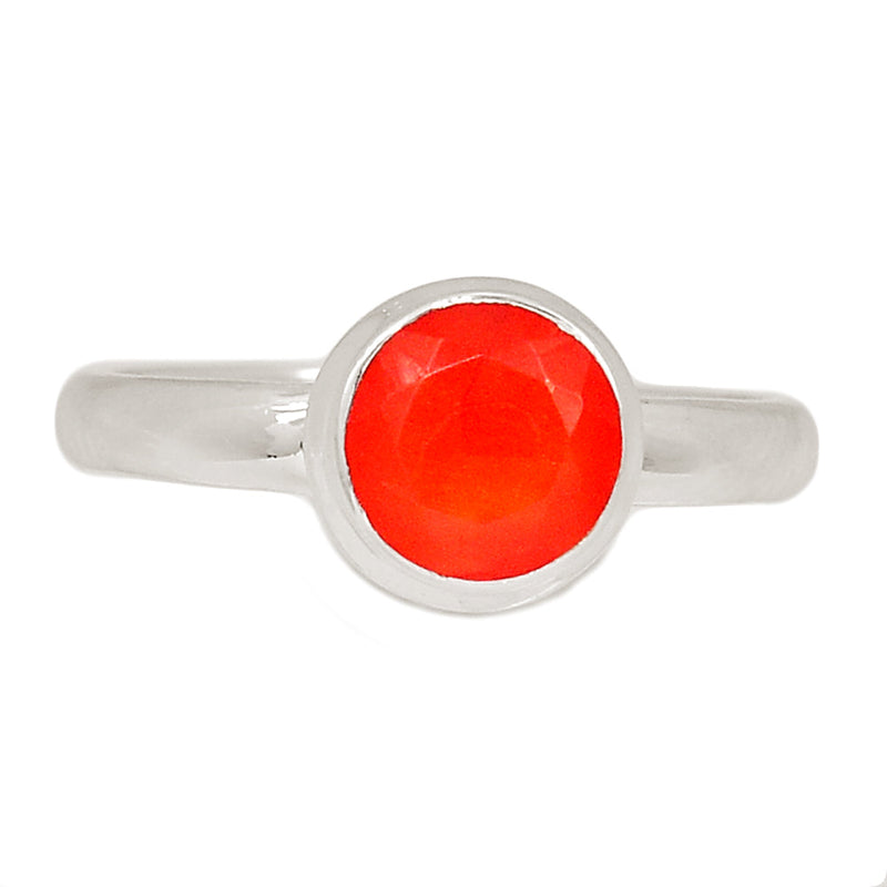 Carnelian Faceted Ring - CRFR359