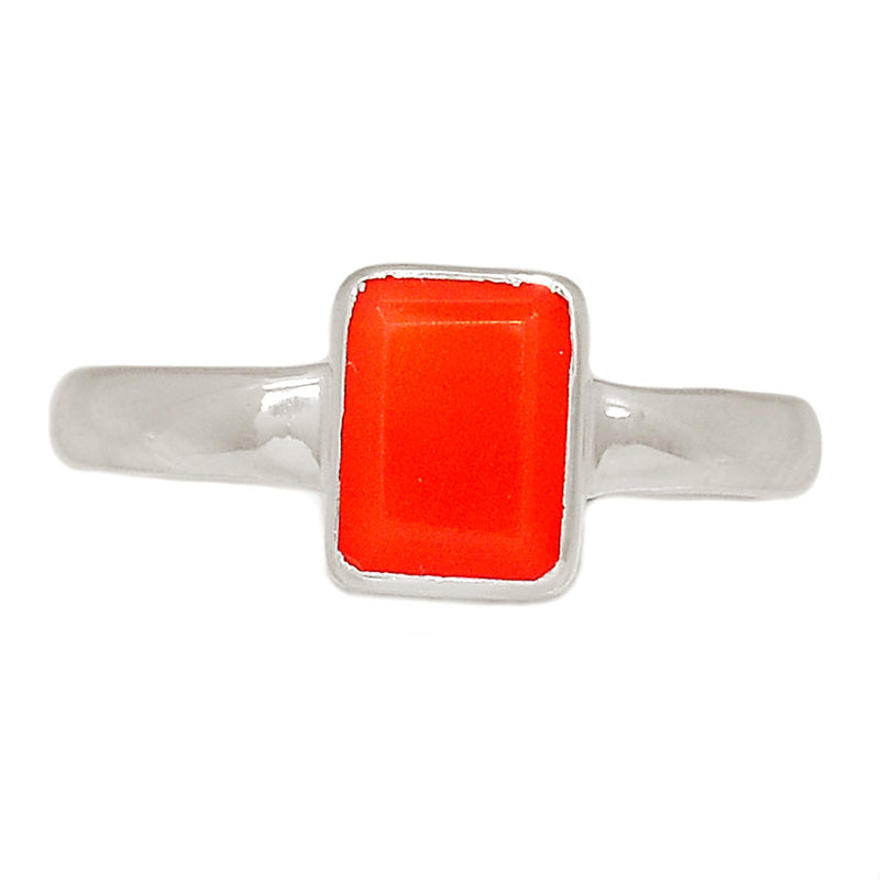 Carnelian Faceted Ring - CRFR366