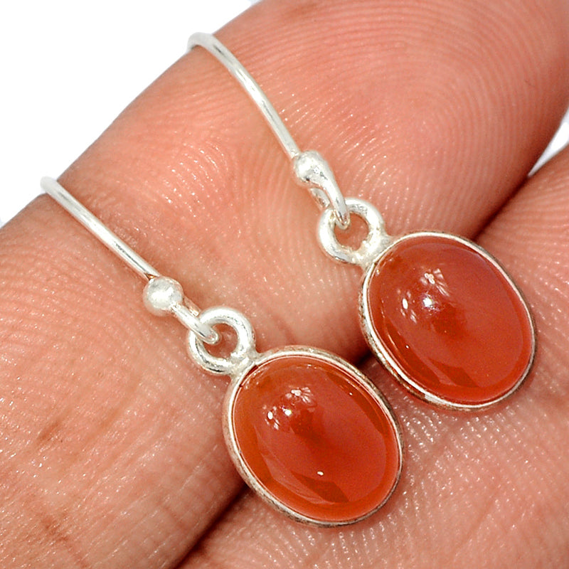 1" Carnelian Earrings - CRNE804