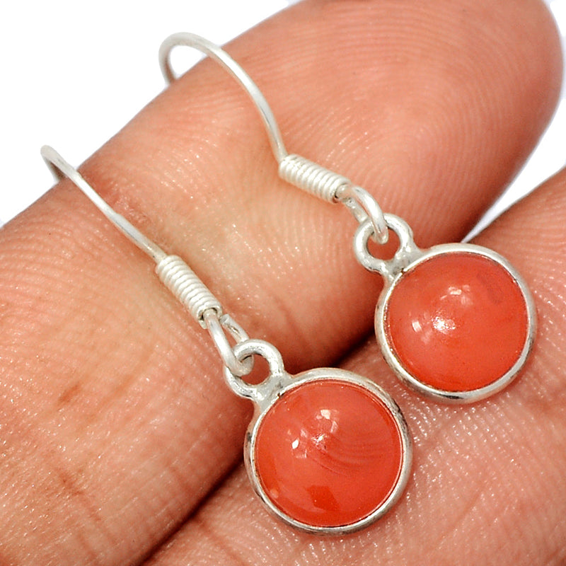 1.1" Carnelian Earrings - CRNE811