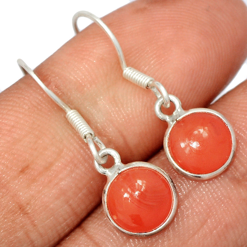 1" Carnelian Earrings - CRNE812