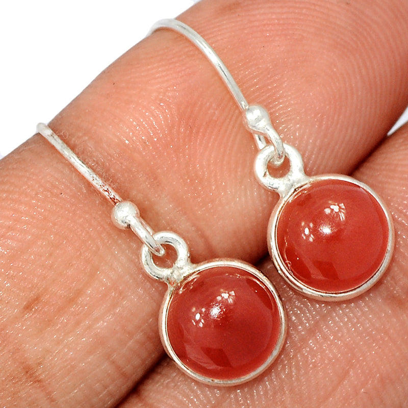 1" Carnelian Earrings - CRNE813