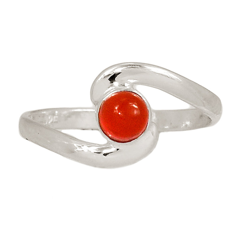 Small Plain - Carnelian Ring - CRNR1989