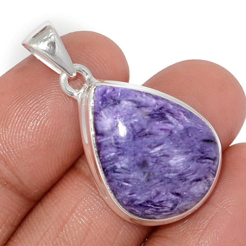 1.5" Charoite Pendants - CROP2222