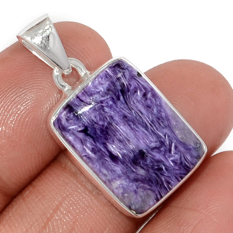 1.2" Charoite Pendants - CROP2233