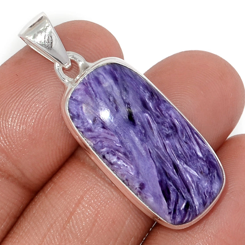 1.5" Charoite Pendants - CROP2246