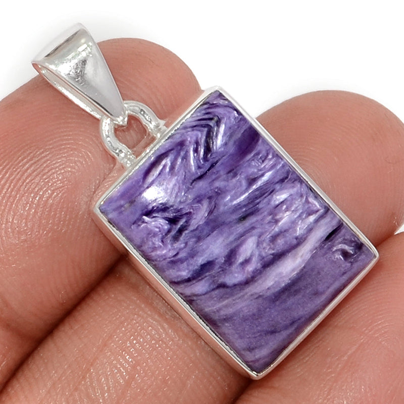 1.2" Charoite Pendants - CROP2248