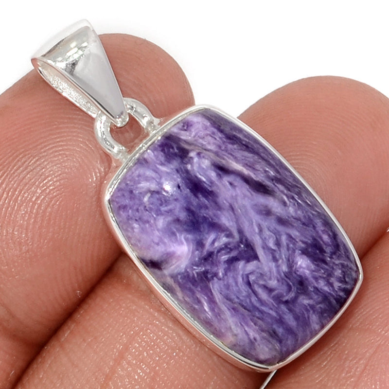 1.3" Charoite Pendants - CROP2250