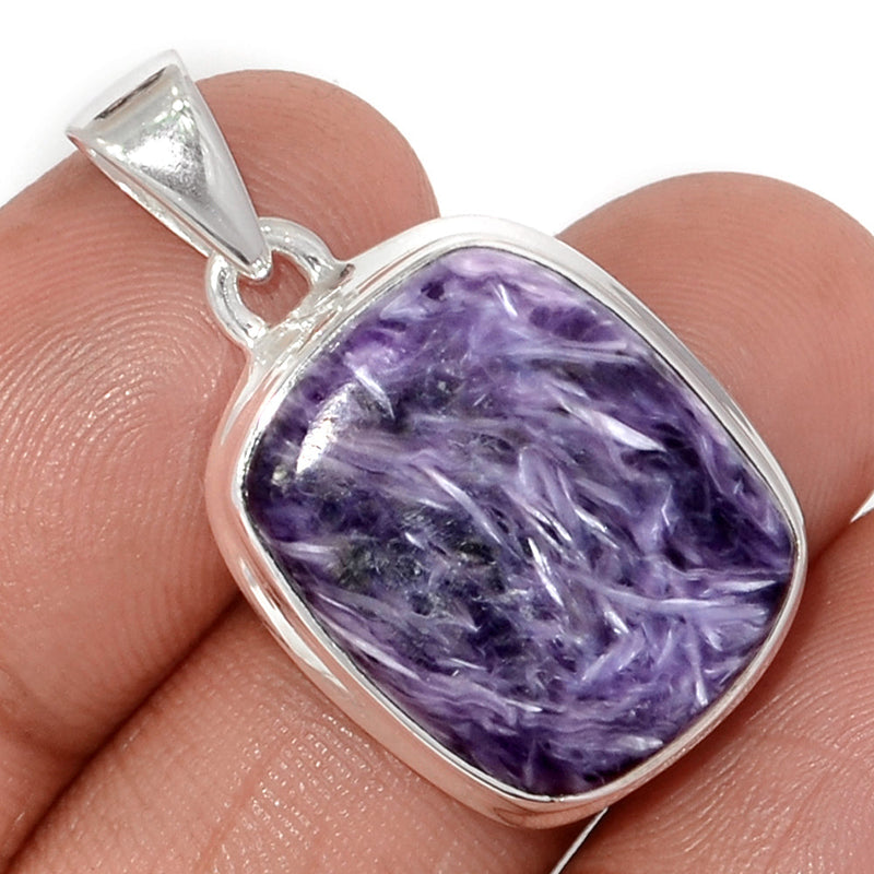 1.2" Charoite Pendants - CROP2258