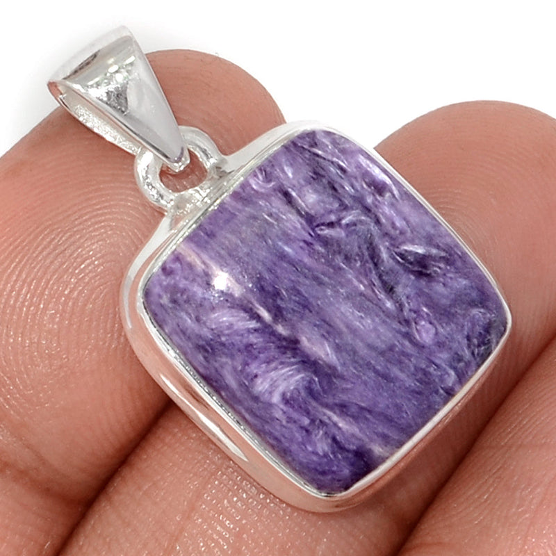 1.2" Charoite Pendants - CROP2259