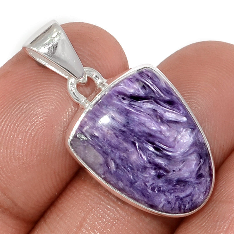 1.2" Charoite Pendants - CROP2261